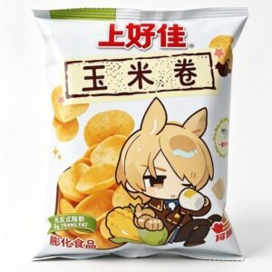 Oishi Rulouri expandate din porumb cu aromă de cremă - imaginea 1