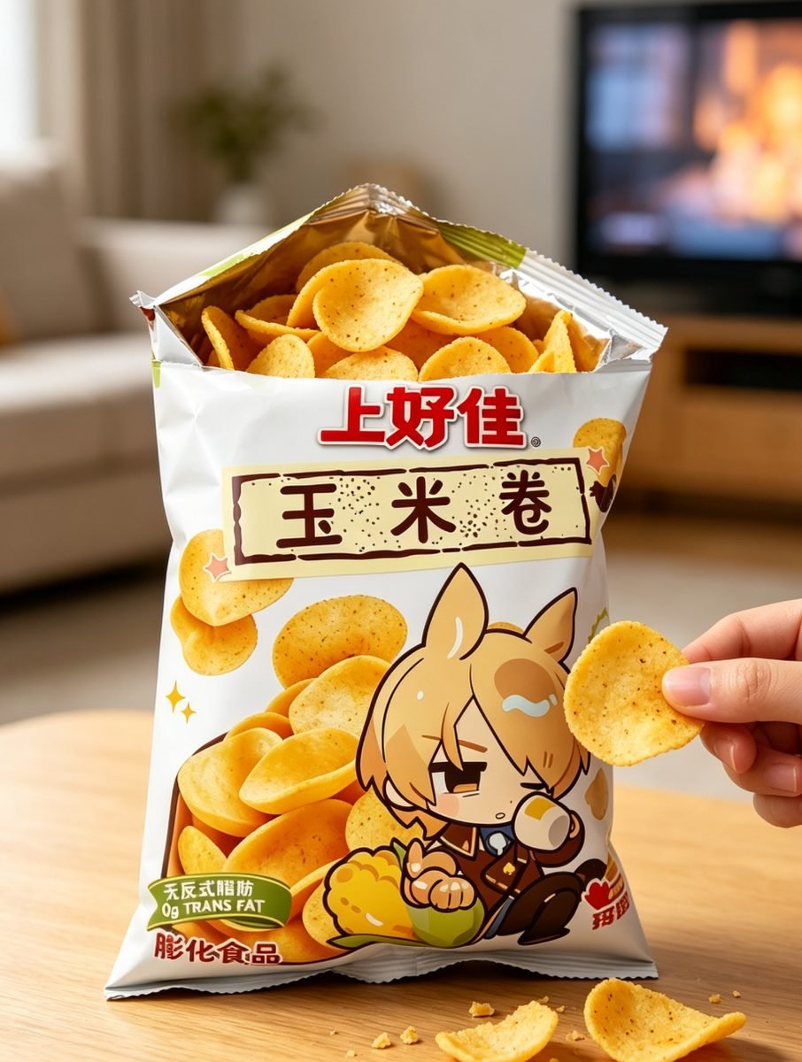 Oishi Rulouri expandate din porumb cu aromă de cremă - imaginea 4