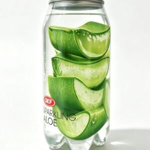 OKF Sparkling Aloe, băutură carbogazoasă cu aloe vera - imaginea 1