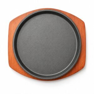 Plită rotundă pentru preparate sizzling - imaginea 1