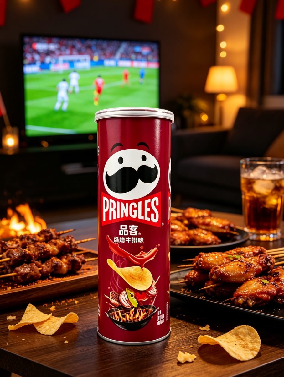 Pringles Chipsuri cu aromă de friptură de vită BBQ - imaginea 3