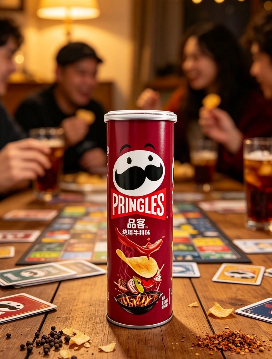 Pringles Chipsuri cu aromă de friptură de vită BBQ - imaginea 4