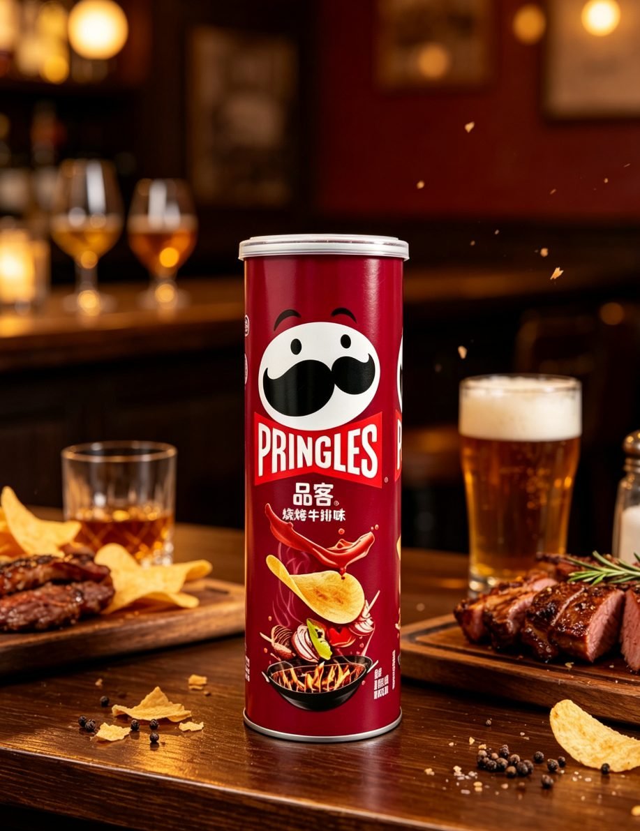 Pringles Chipsuri cu aromă de friptură de vită BBQ - imaginea 5