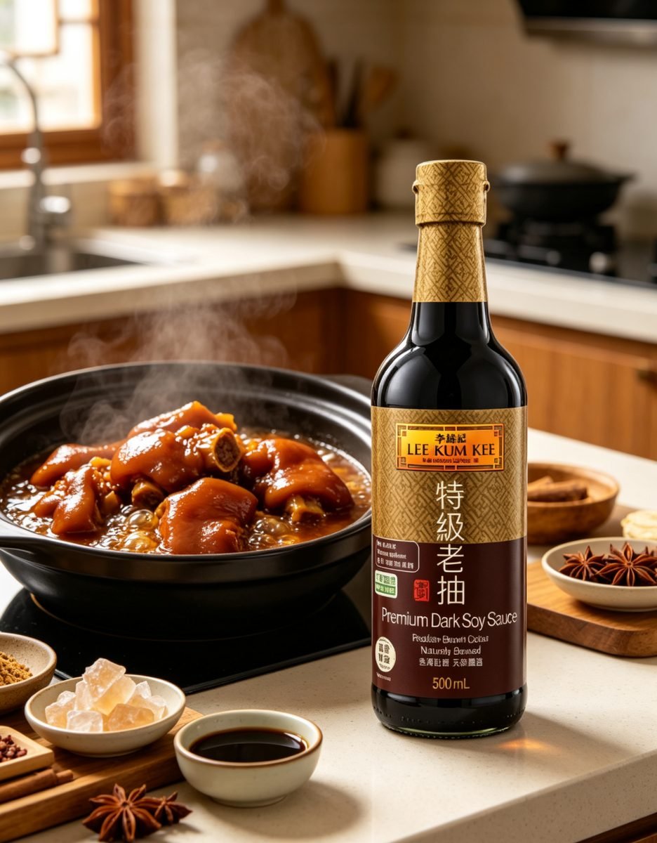 Sos de soia dark premium Lee Kum Kee 500ml - imaginea 3