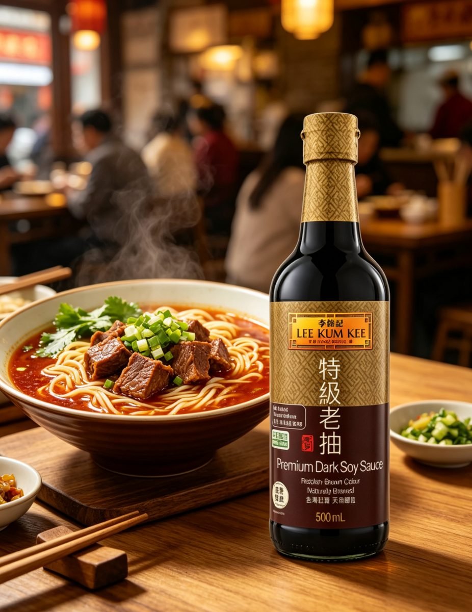 Sos de soia dark premium Lee Kum Kee 500ml - imaginea 4