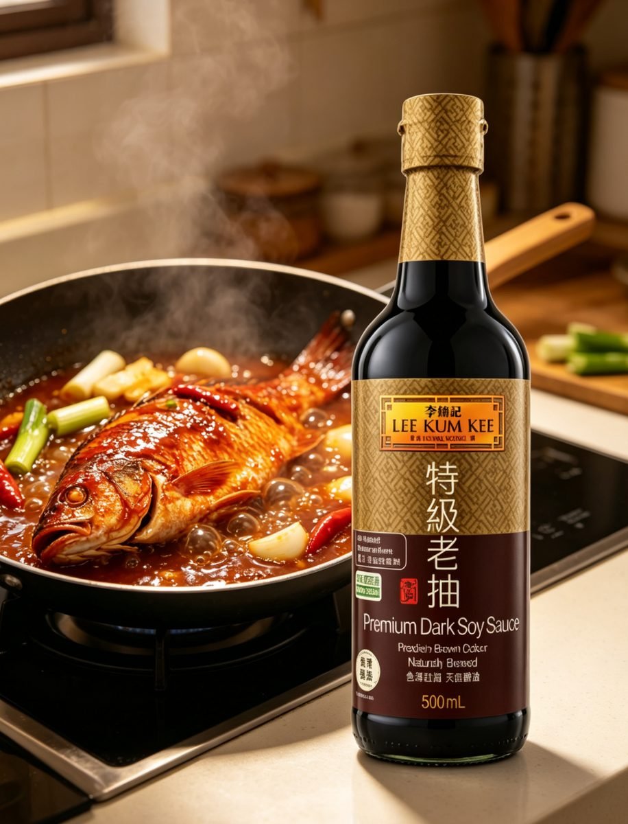 Sos de soia dark premium Lee Kum Kee 500ml - imaginea 5