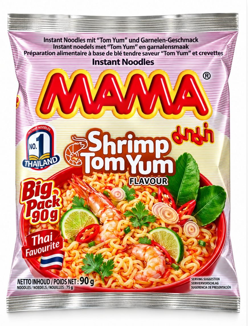 Tăiței instant MAMA cu aromă Tom Yum - imaginea 2