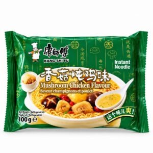 Tăiței instant Master Kong cu aromă de pui și ciuperci shiitake - imaginea 1