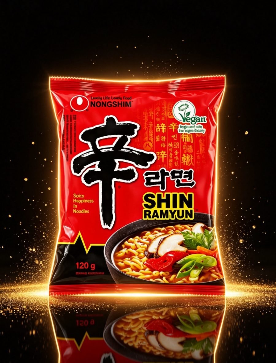 Tăiței instant picante Shin Ramyun Nongshim, 120 g - imaginea 3