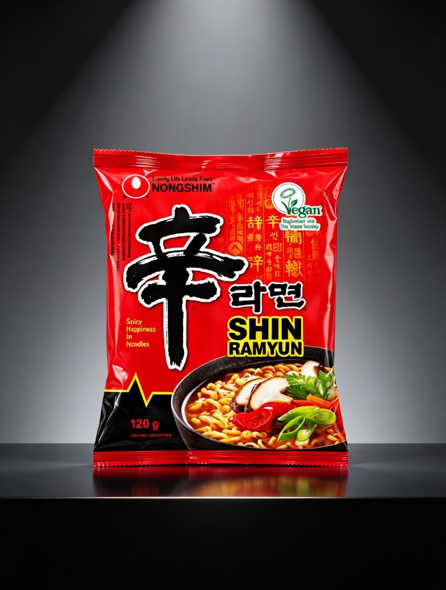 Tăiței instant picante Shin Ramyun Nongshim, 120 g - imaginea 4