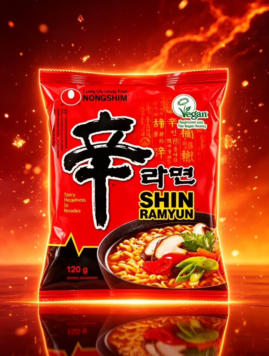 Tăiței instant picante Shin Ramyun Nongshim, 120 g - imaginea 5