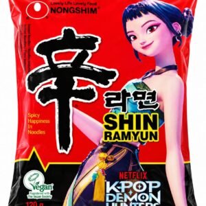 Tăiței instant picante Shin Ramyun Nongshim, ediție K-Pop Demon Hunters, 120 g - imaginea 1