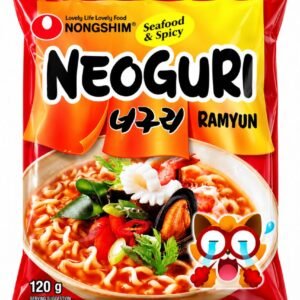 Tăiței instant Shin Ramyun Nongshim cu aromă de fructe de mare, picant și iute - imaginea 1