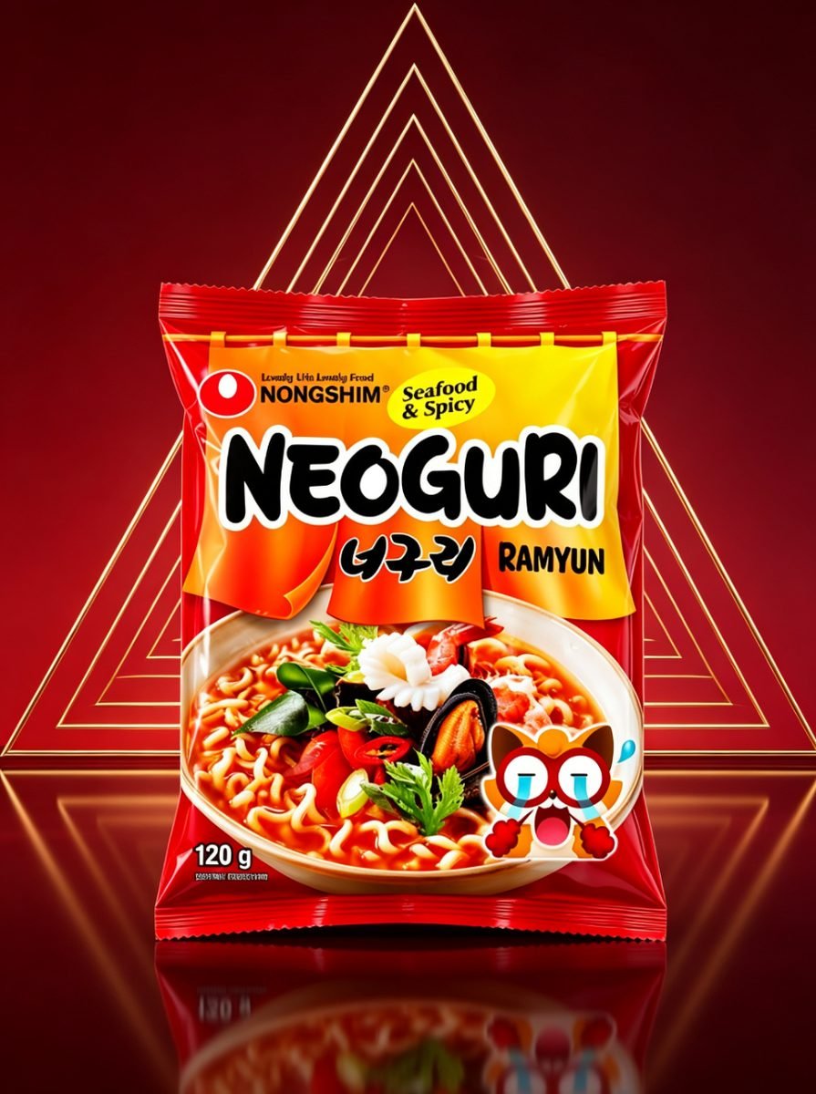 Tăiței instant Shin Ramyun Nongshim cu aromă de fructe de mare, picant și iute - imaginea 4